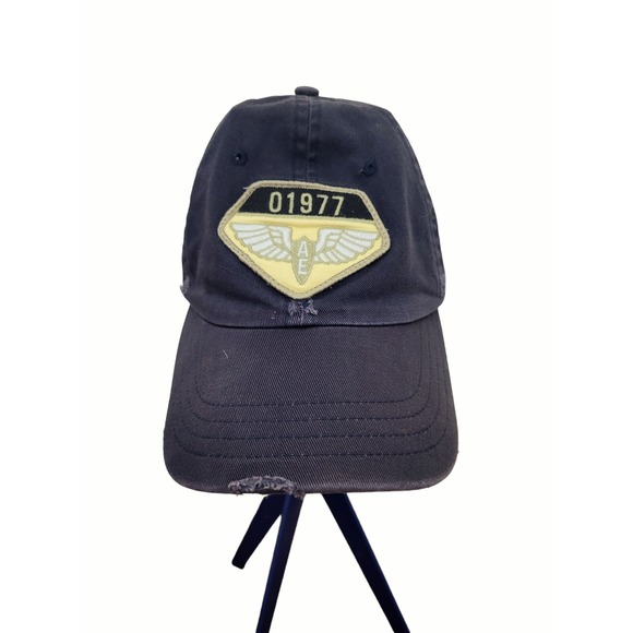 American Eagle Outfitters Other - Vintage American Eagle Outfitters Distressed Logo Hat Snapback Adult 100% Cotton